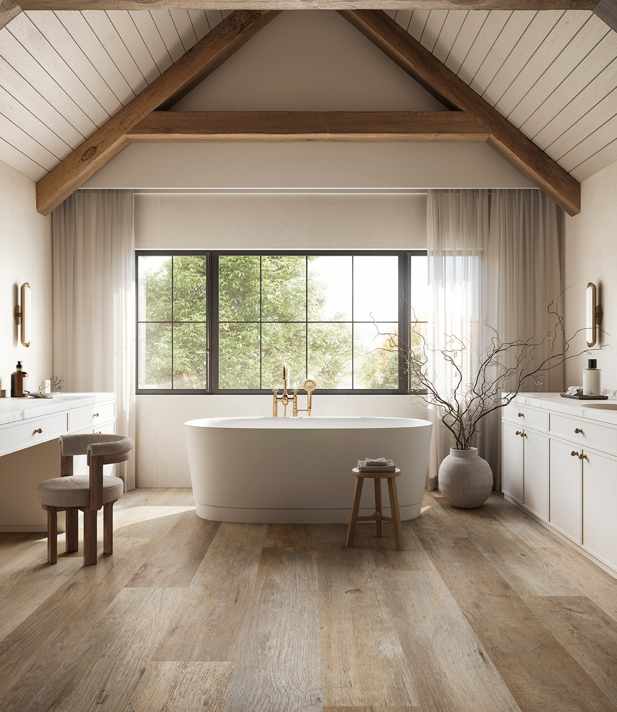 Wood Effect Bathroom Tiles - By European Heritage