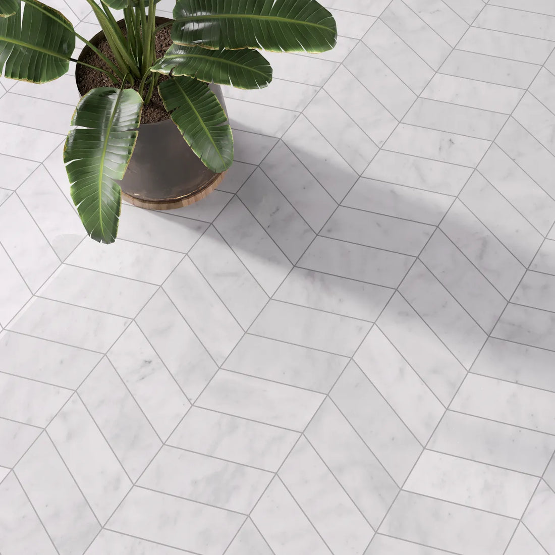 Chevron Floor Tiles - By European Heritage