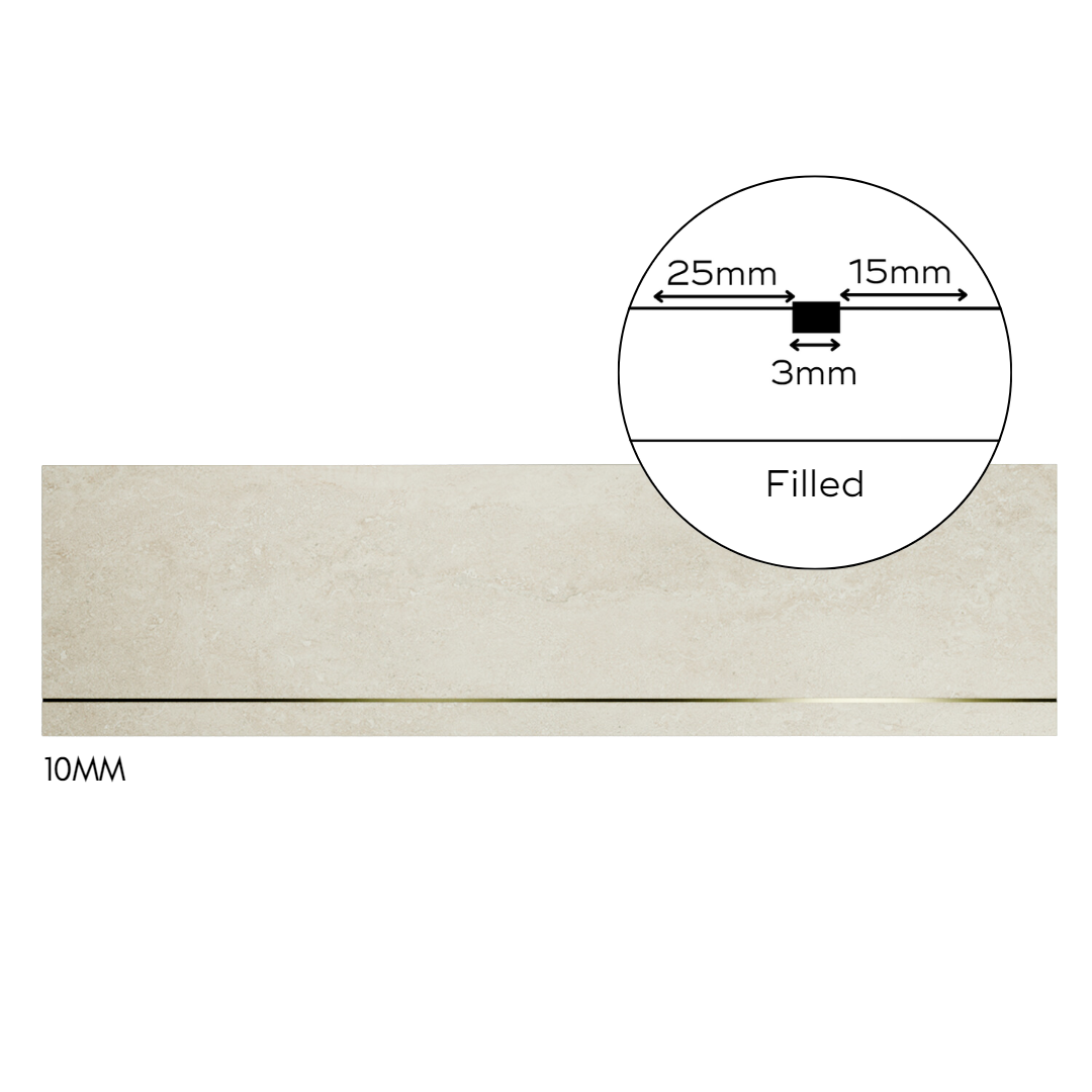Bespoke Tile Step Fabrication - Half Bullnose