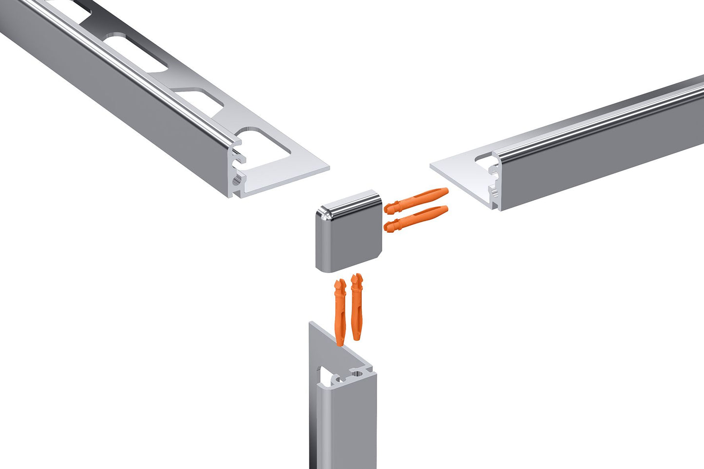 Schluter Jolly J - External Corner - Anodised Aluminium