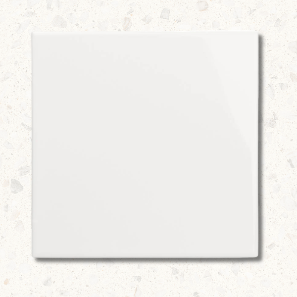 Belgravia Field Tile Bright White Gloss