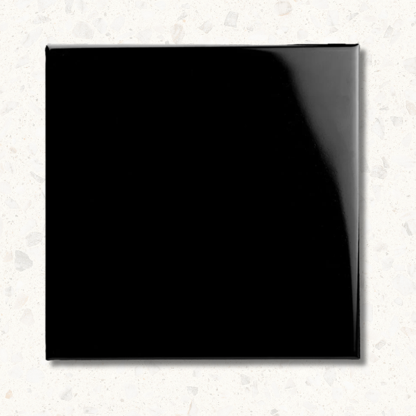 Belgravia Field Tile Deep Black Gloss