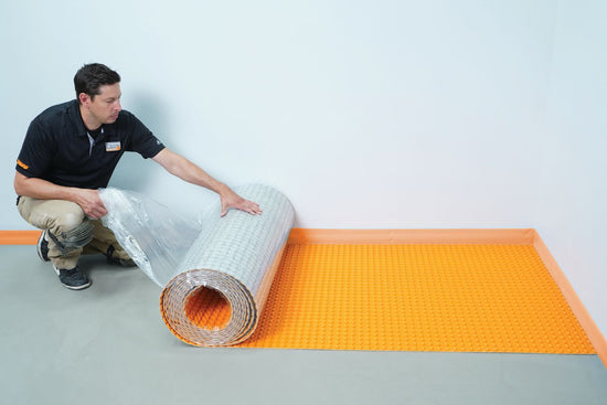 Schluter Ditra Heat Duo Peel and Stick Polypropylene Membrane