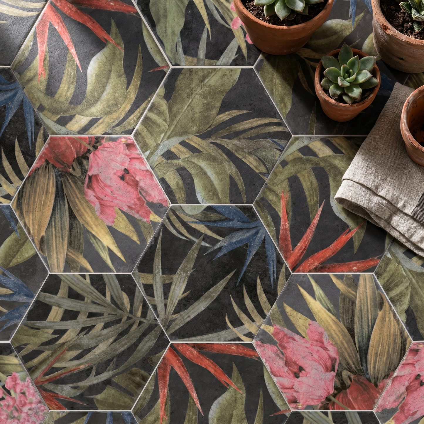 Jungle Dark Decor Matt
