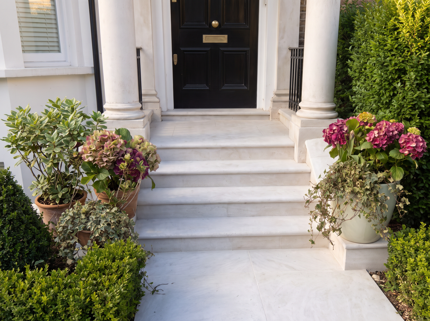 Selborne Limestone Bullnose Step & Riser - Weathered Finish