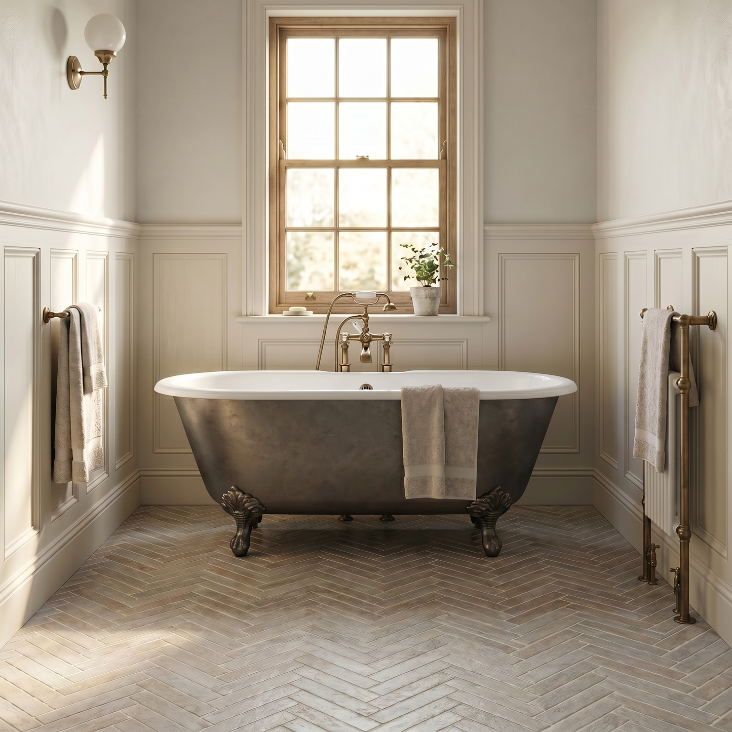 Selborne Weathered Porcelain Parquet