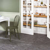 Crypto Large Hexagon Honed Marble Mosaic