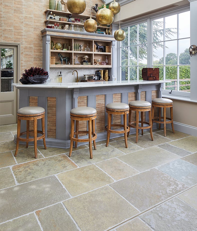 Farley Limestone Seasoned Finish