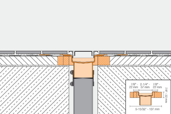 Schluter Kerdi-Line A Solid Design 19MM Frame Matt Graphite Stainless Steel Drain and Grate