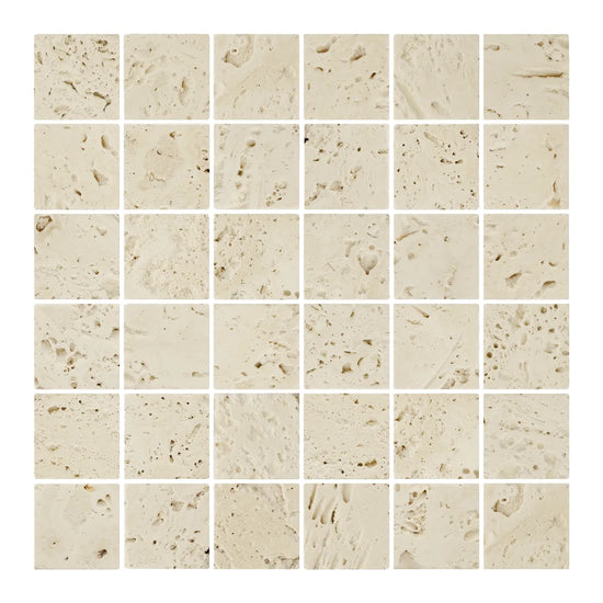 Lydia Antique Tumbled Travertine Mosaic