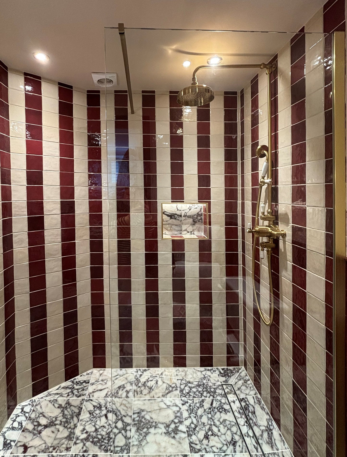 Calacatta Viola Marble Honed Tile