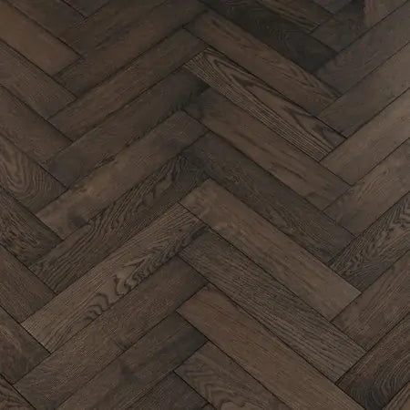 Carbon Herringbone Rustic Oak