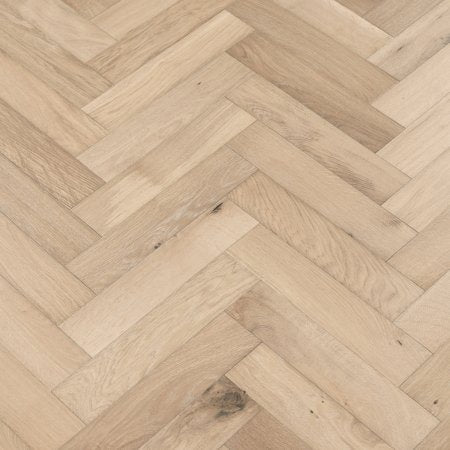 Sand Herringbone Rustic Oak