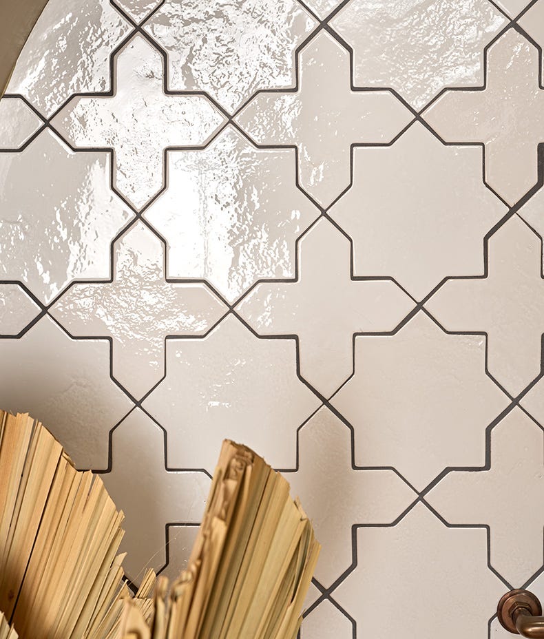Fez Porcelain White Cross