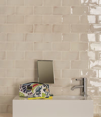 Seaton White Sands Crackle Glaze Finish