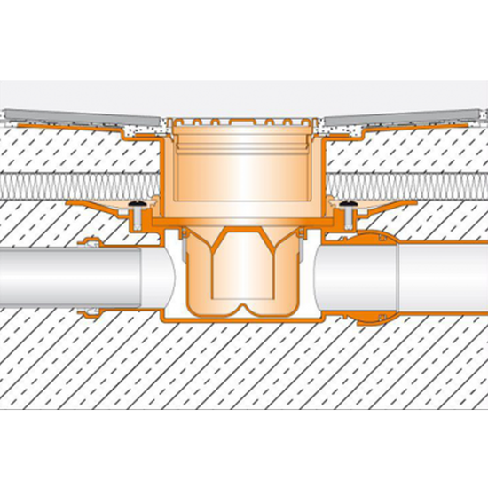Schluter Kerdi Drain Horizontal Body Base (DN50)