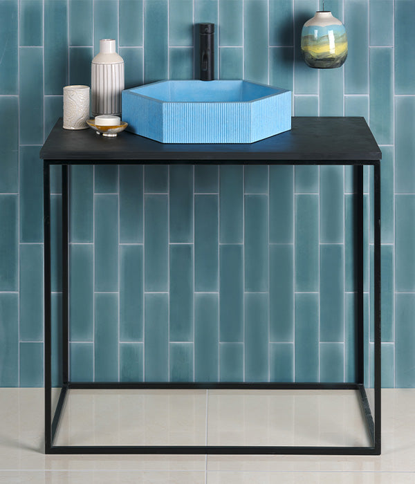 Medina Brick Porcelain Aqua