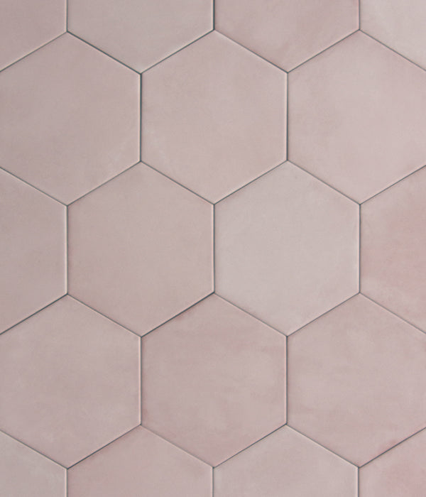 Medina Hexagon Porcelain Rosa