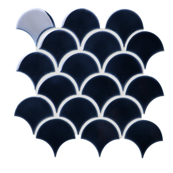 Atlantis Scallop Porcelain Navy