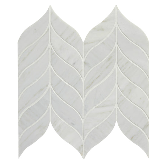 Zen Leaf Marble Mosaic