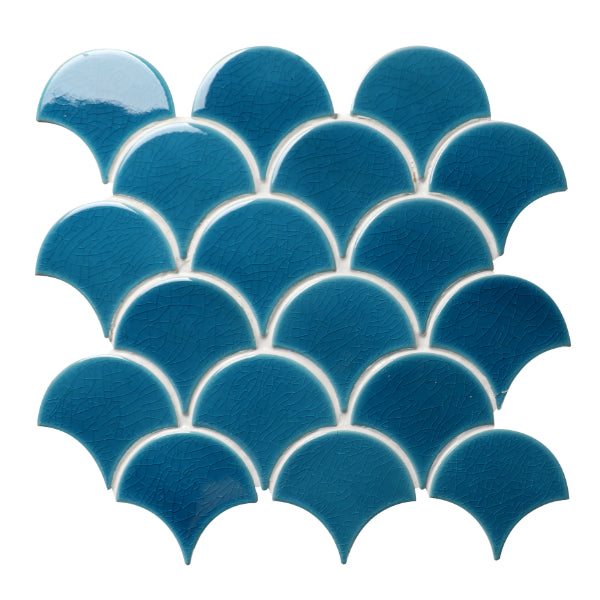 Atlantis Scallop Porcelain Ultramarine