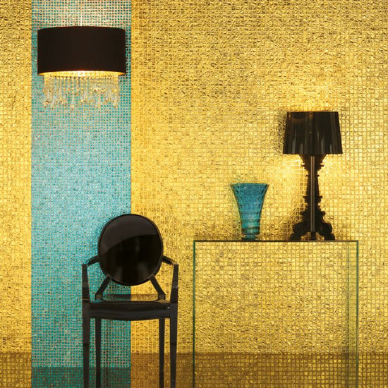 Byzantium Gem Gold Rush Glass Mosaic