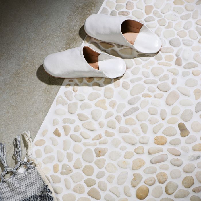 Ivory Samoa Pebble Mosaics